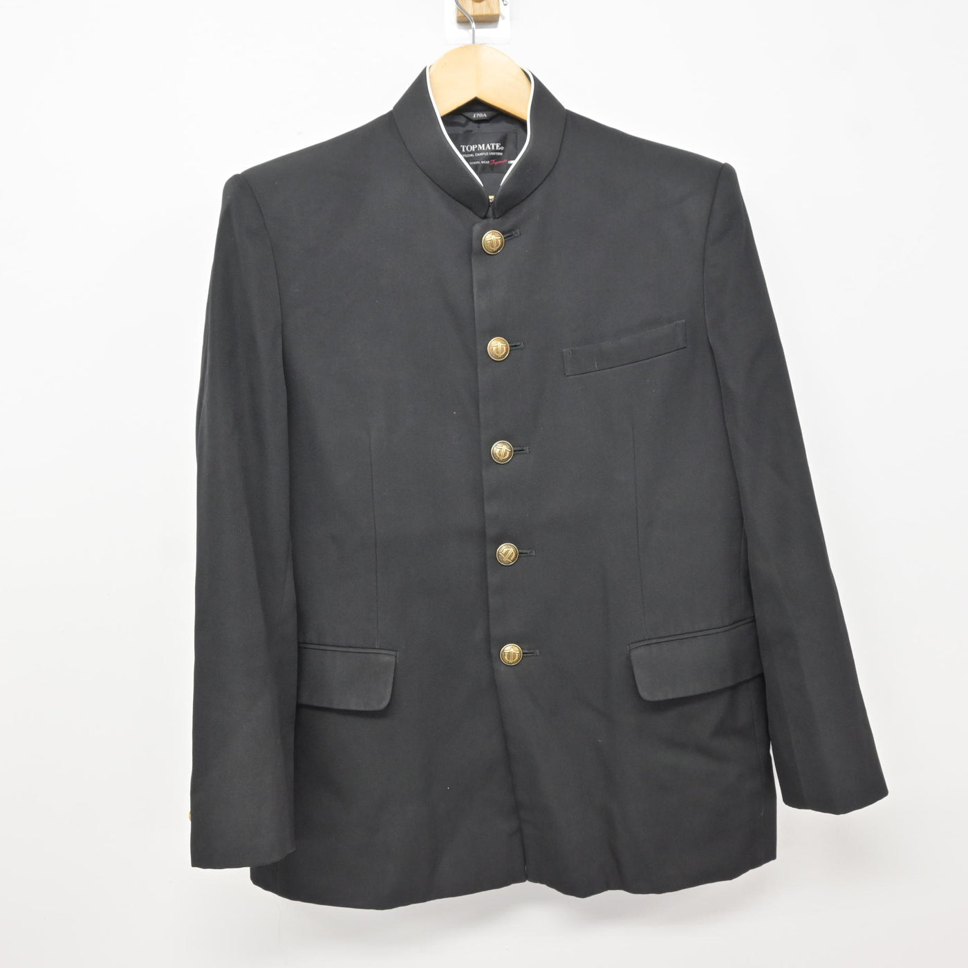 【中古】埼玉県 鯨井中学校 男子制服 2点 (学ラン・ズボン) sf116056