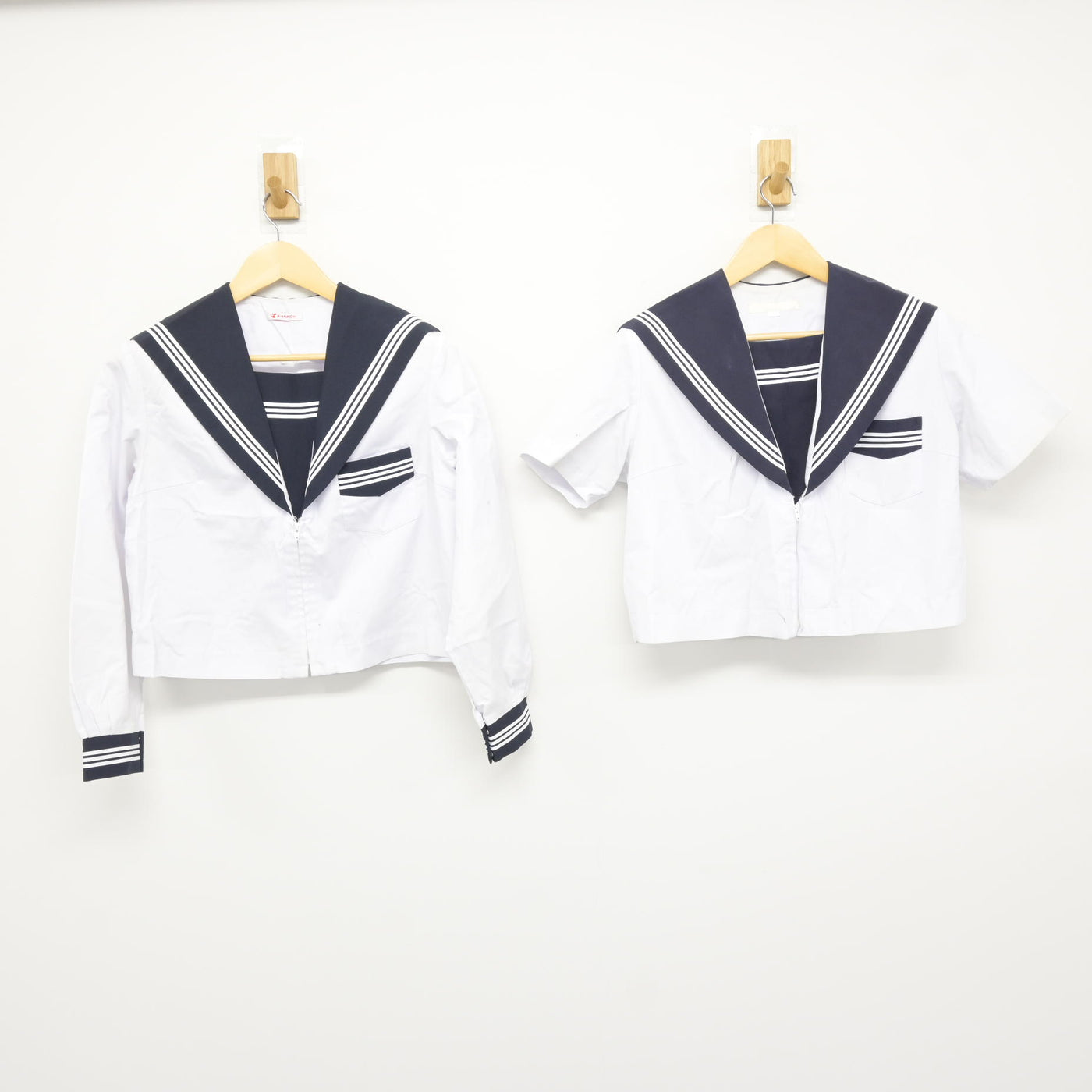 【中古】岐阜県 大野中学校 女子制服 2点 (セーラー服・セーラー服) sf116059