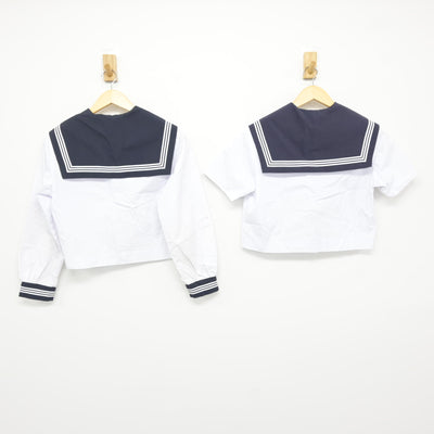 【中古】岐阜県 大野中学校 女子制服 2点 (セーラー服・セーラー服) sf116059