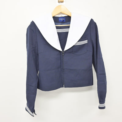 【中古】岐阜県 大野中学校 女子制服 2点 (セーラー服・スカート) sf116060
