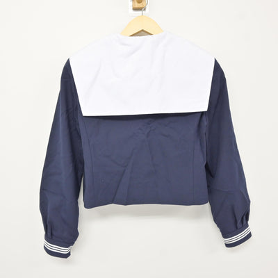【中古】岐阜県 大野中学校 女子制服 3点 (セーラー服・スカート) sf116061