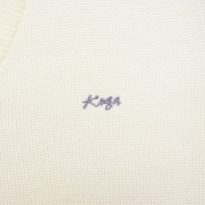 【中古】茨城県 古河第二高等学校 女子制服 2点 (ニット・ニットベスト) sf116069