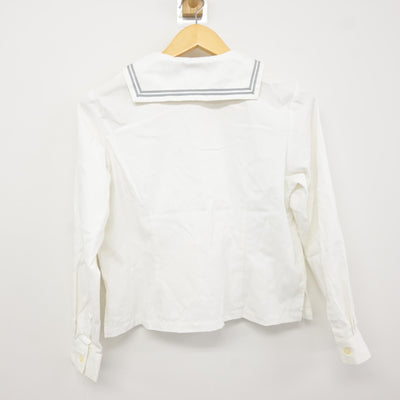 【中古】茨城県 古河第二高等学校 女子制服 2点 (ブラウス・スカート) sf116070