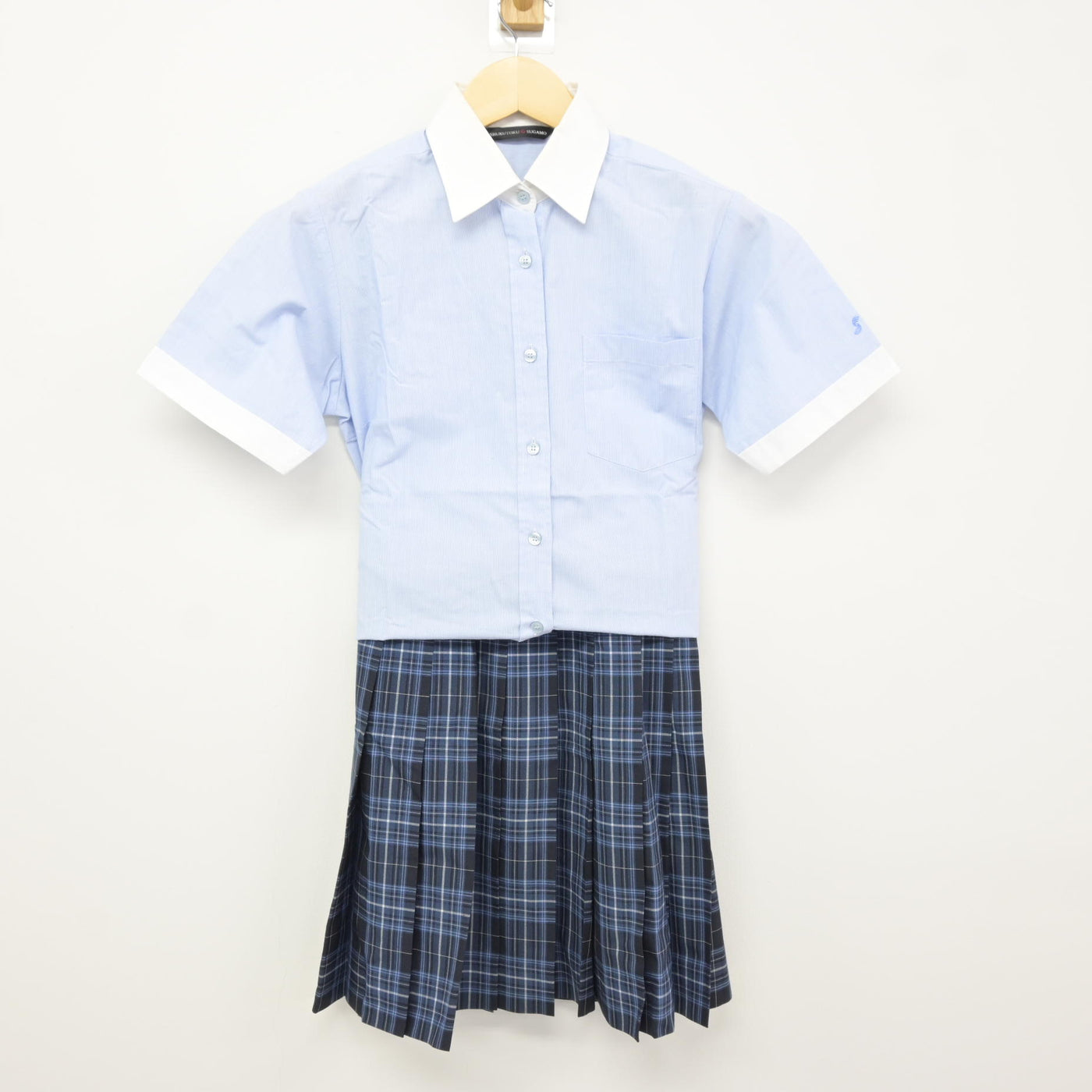 【中古】東京都 淑徳巣鴨中学高等学校/旧制服 女子制服 2点 (シャツ・スカート) sf116075