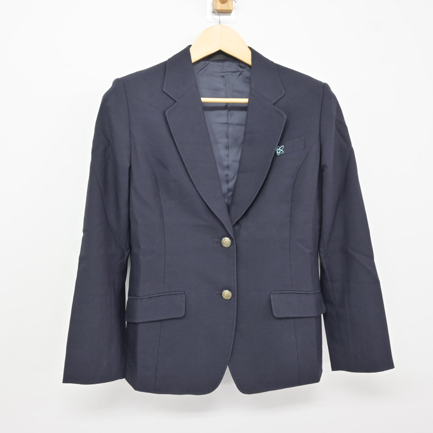 【中古】東京都 神田女学園高等学校 女子制服 3点 (ブレザー・スカート) sf116078