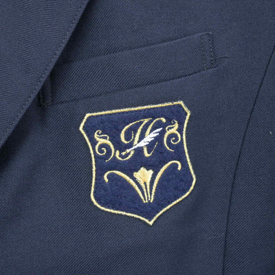 【中古】神奈川県 白鵬女子高等学校 女子制服 3点 (ブレザー・シャツ・スカート) sf116081