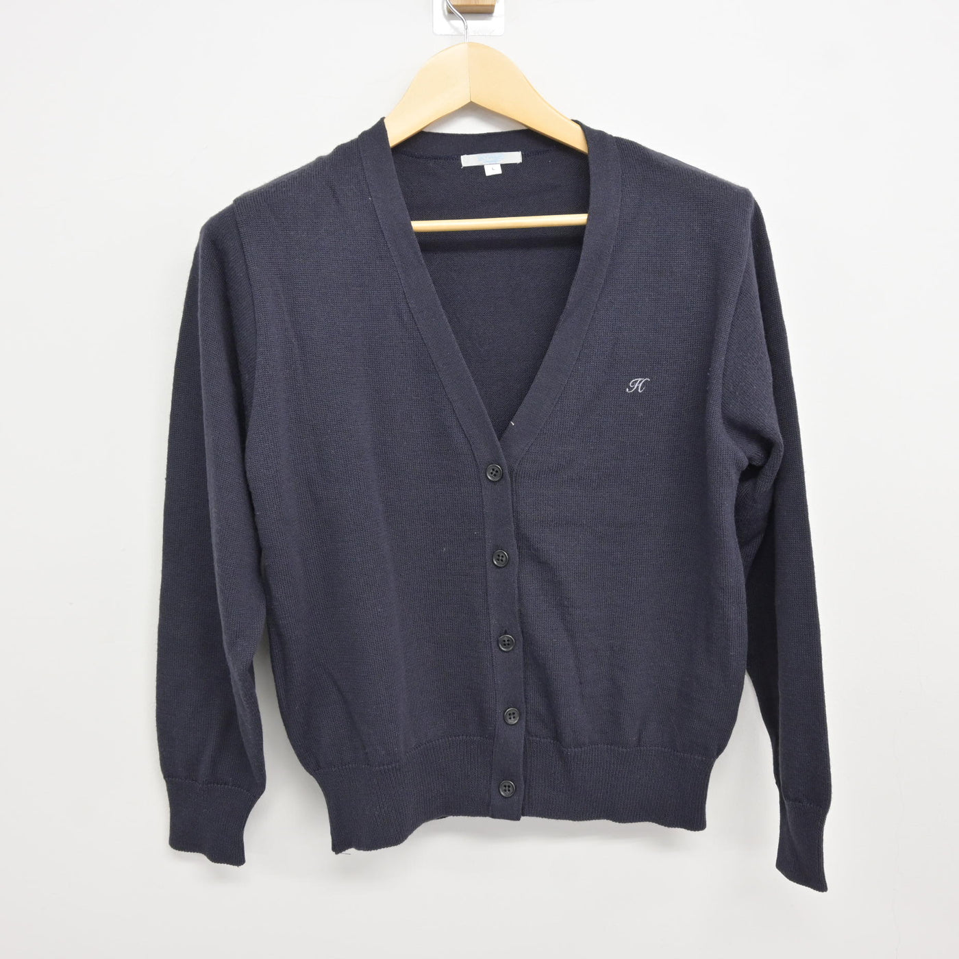 【中古】神奈川県 白鵬女子高等学校 女子制服 2点 (ニット・ニットベスト) sf116083