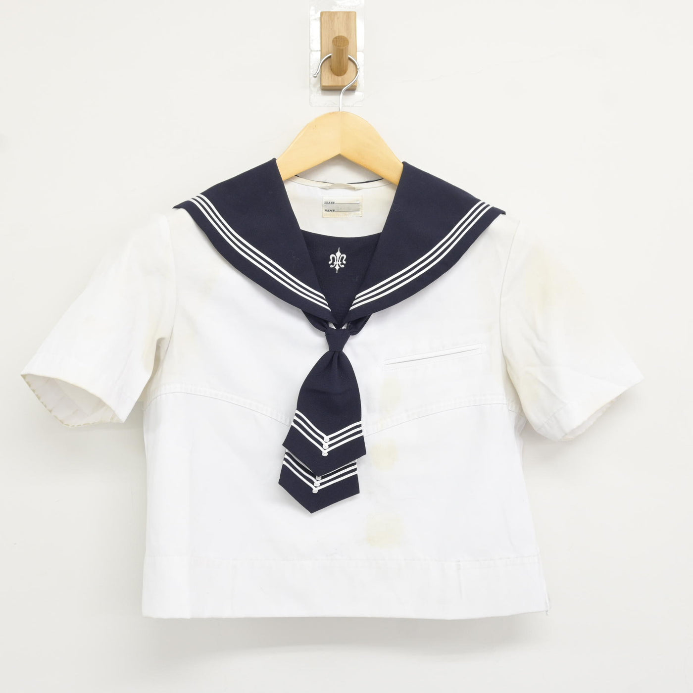 中古】神奈川県 湘南白百合学園中学・高等学校 女子制服 3点 (ニット 