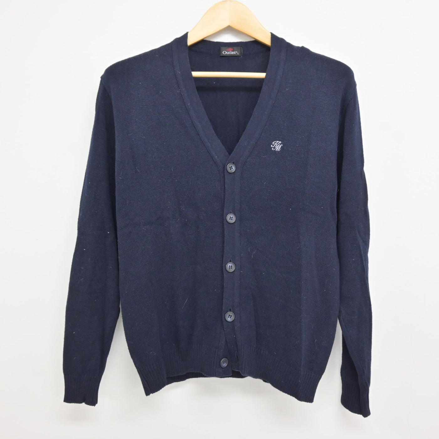 中古】愛知県 小牧南高等学校 男子制服 2点 (ニット・シャツ) sf116122