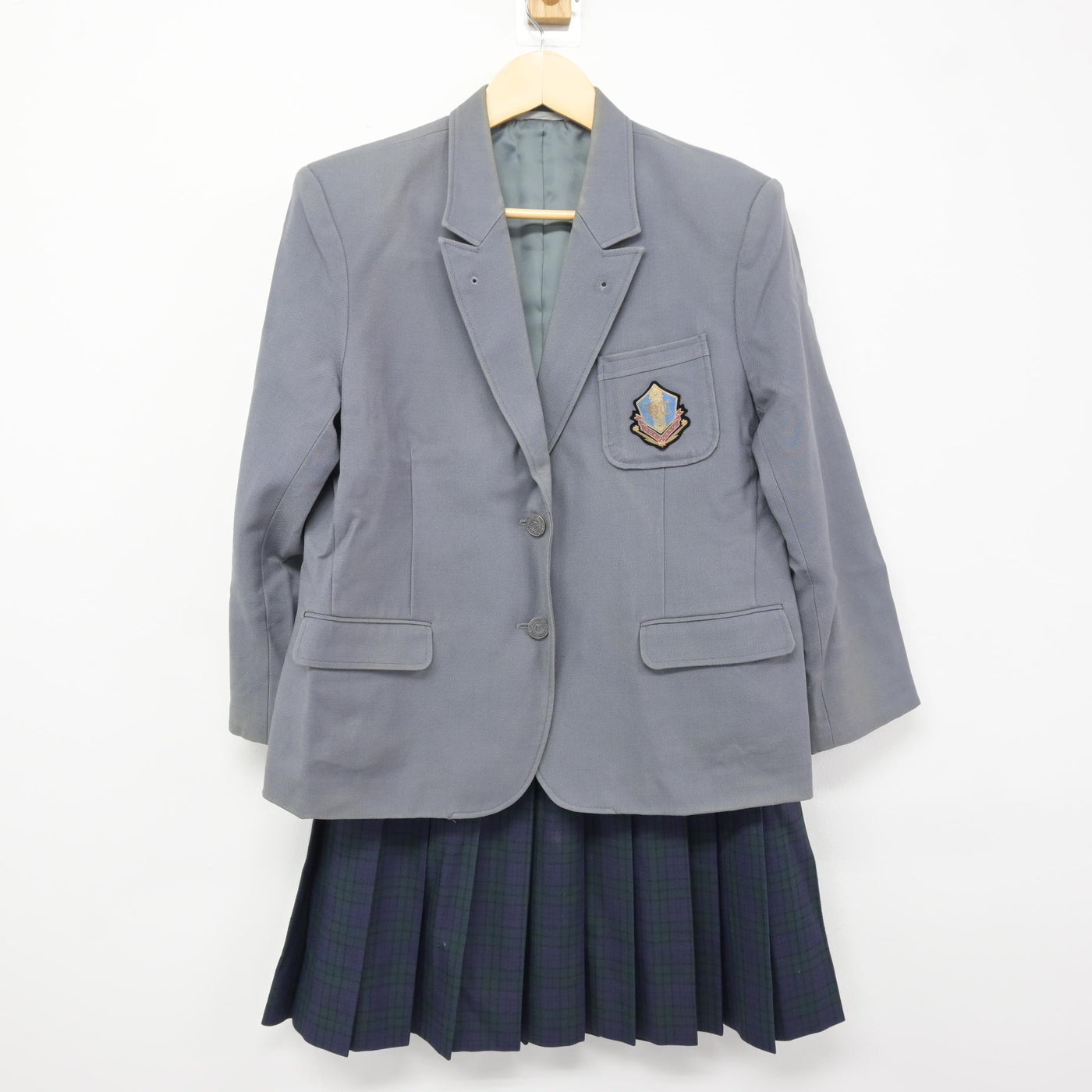 中古】埼玉県 花咲徳栄高等学校/旧制服 女子制服 3点 (ブレザー 