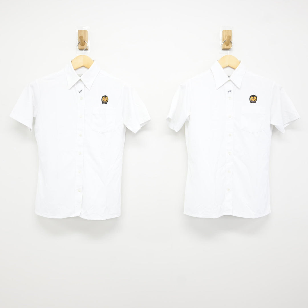 中古】沖縄県 浦添工業高等学校 女子制服 2点 (シャツ) sf116207 