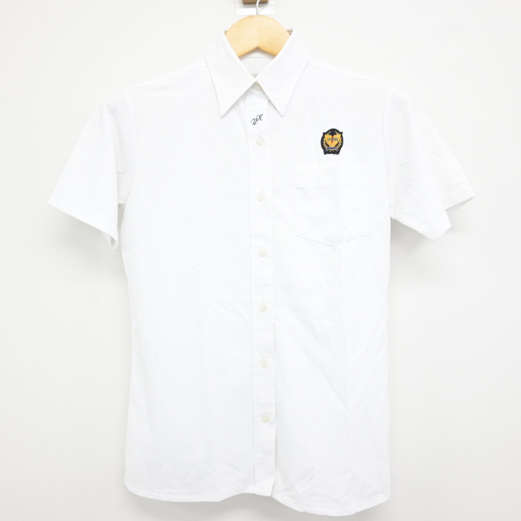 浦添工業高校　男子制服半袖シャツ（LL） 中古】沖縄県 浦添工業高等学校 女子制服 2点 (シャツ) sf116207