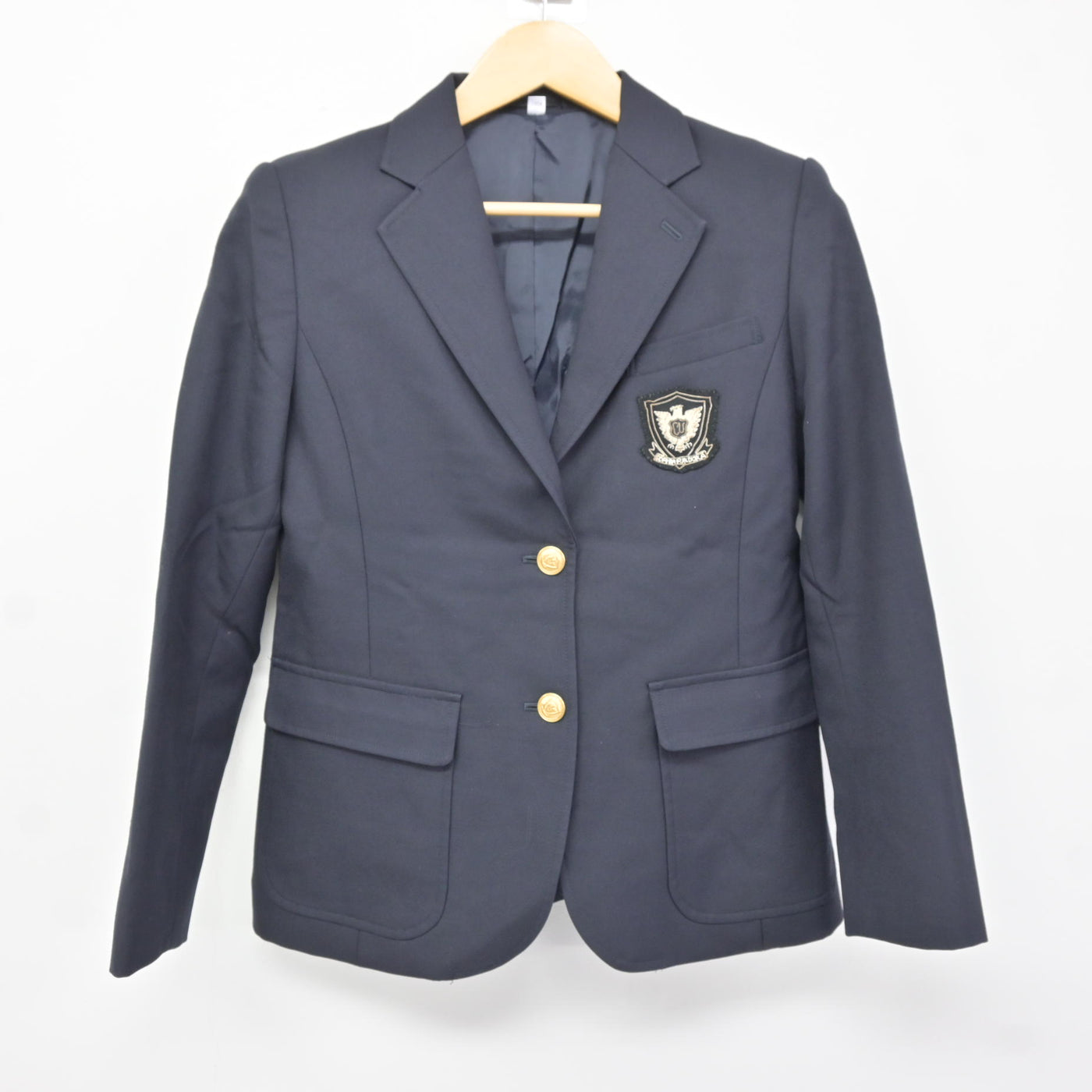 中古】福岡県 上智福岡高等学校 女子制服 4点 (ブレザー・シャツ 