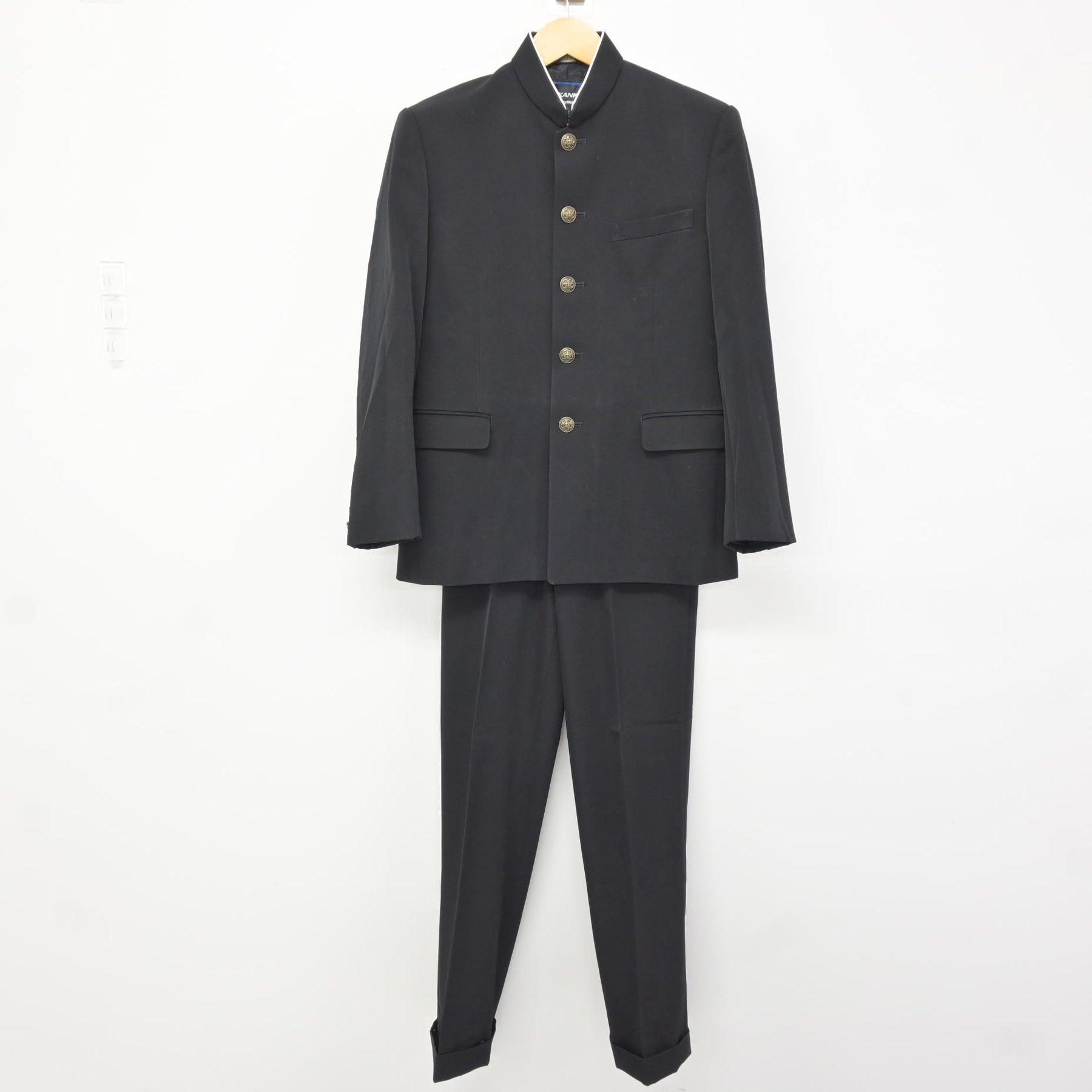 中古】愛知県 港南中学校 男子制服 2点 (学ラン・ズボン) sf116451