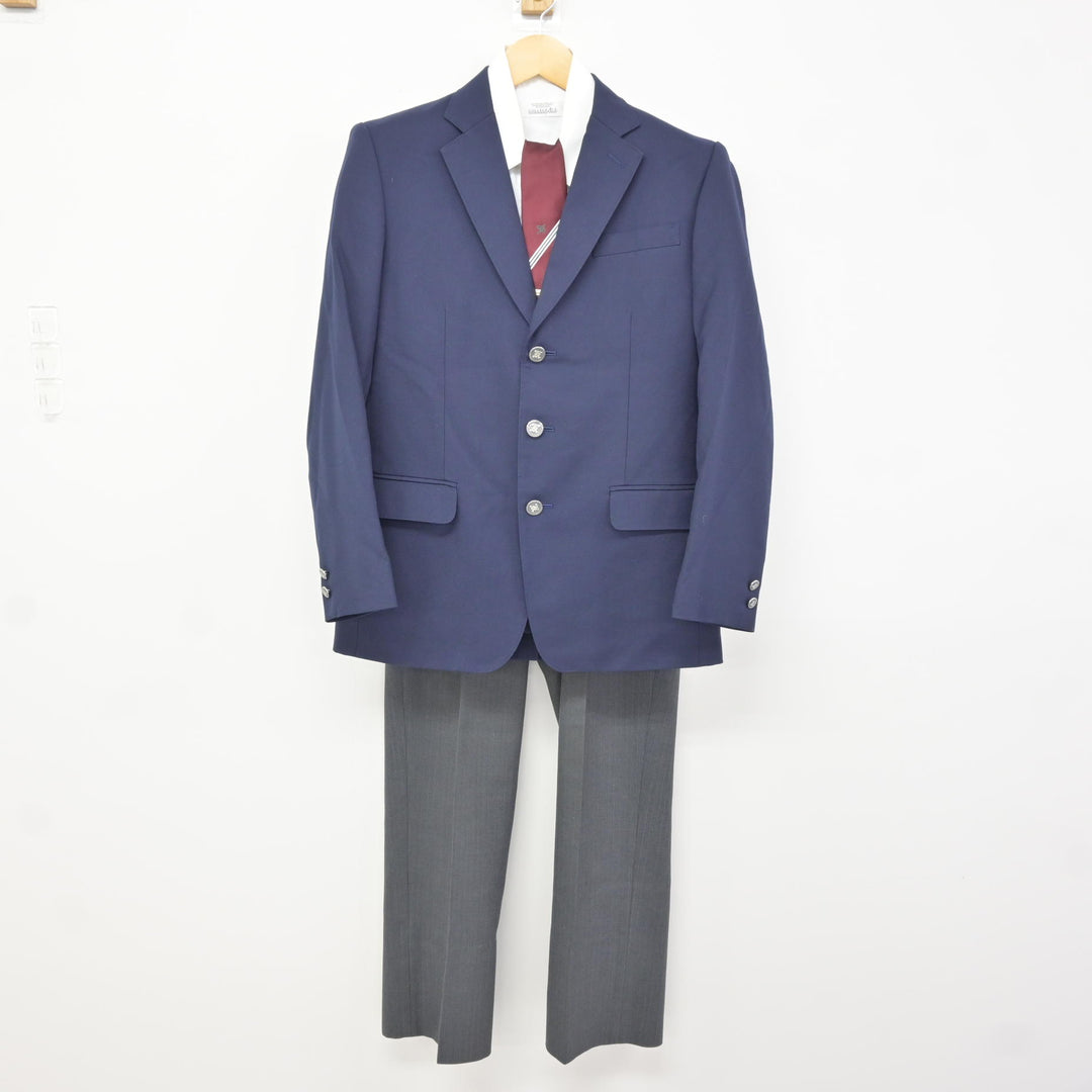 中古】岐阜県 可児高等学校 男子制服 5点 (ブレザー・シャツ・ズボン 中古】岐阜県 可児高等学校 男子制服 5点 (ブレザー・シャツ・ズボン
