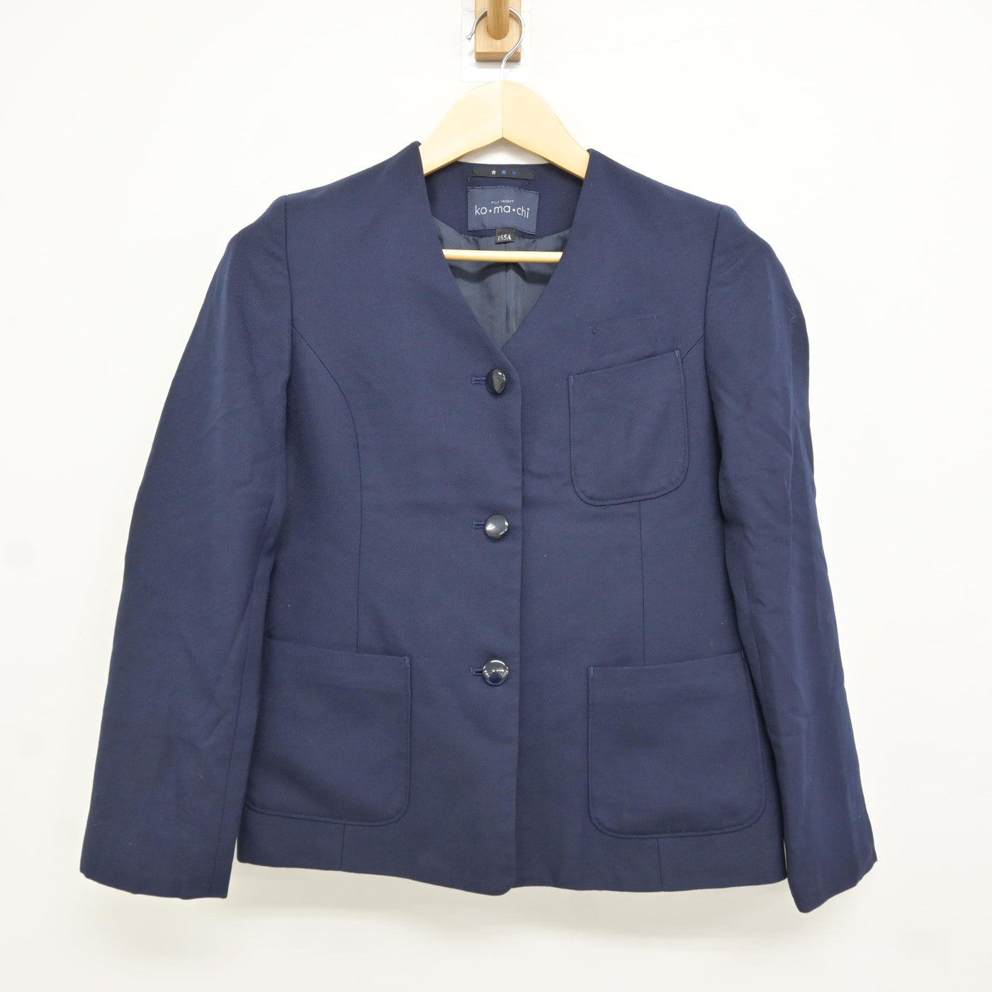 中古】新潟県 上山中学校 女子制服 2点 (ブレザー・スカート) sf116686