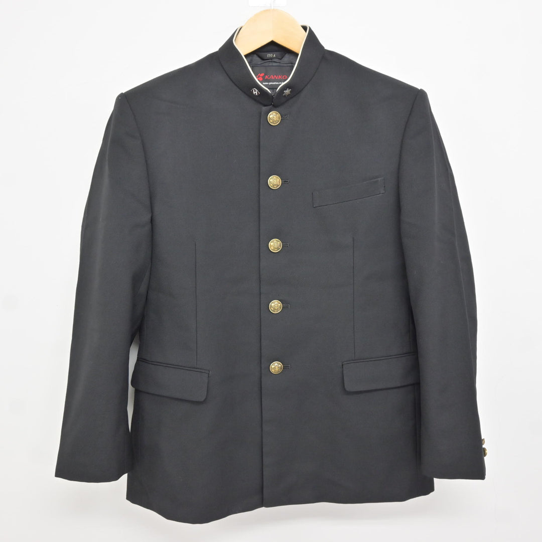 中古】千葉県 船橋東高等学校 男子制服 3点 (学ラン・ズボン) sf116771