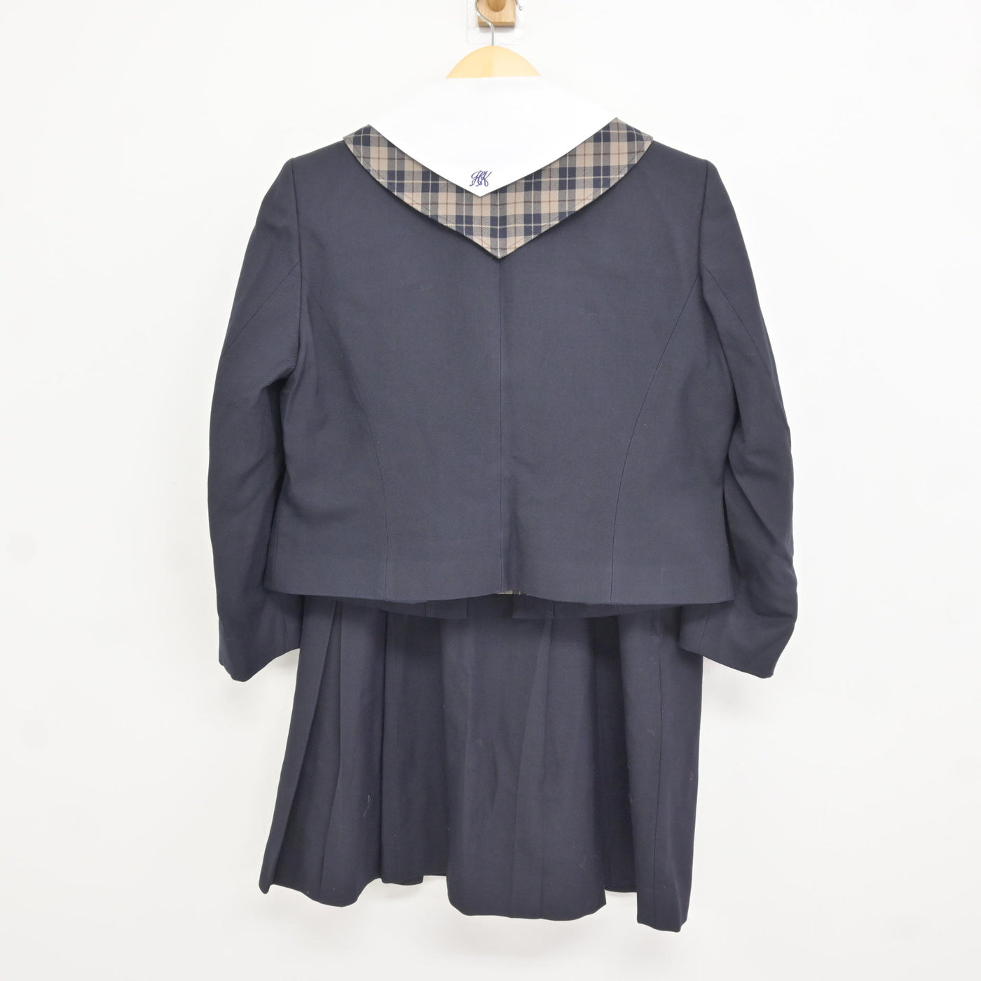 中古】岡山県 明誠学院高等学校 女子制服 4点 (ブレザー・ブラウス 