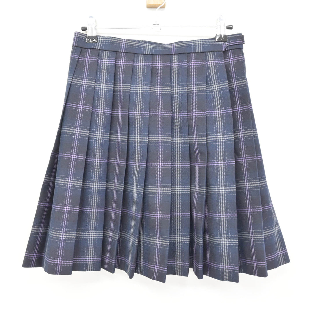 中古】 飛鳥未来高等学校 女子制服 4点 (ブレザー・シャツ・スカート