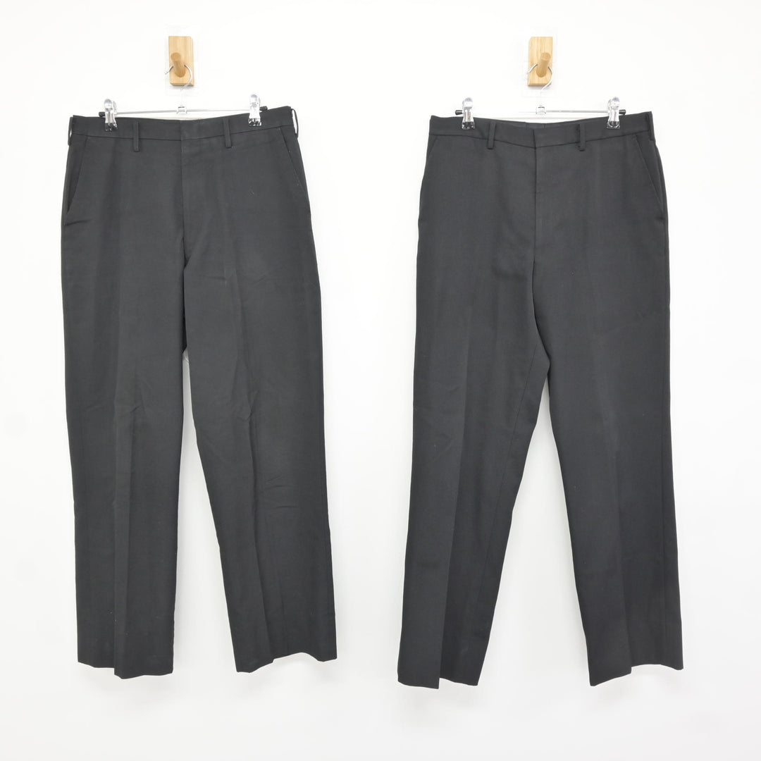 中古】広島県 崇徳高等学校 男子制服 4点 (学ラン・ズボン・ズボン