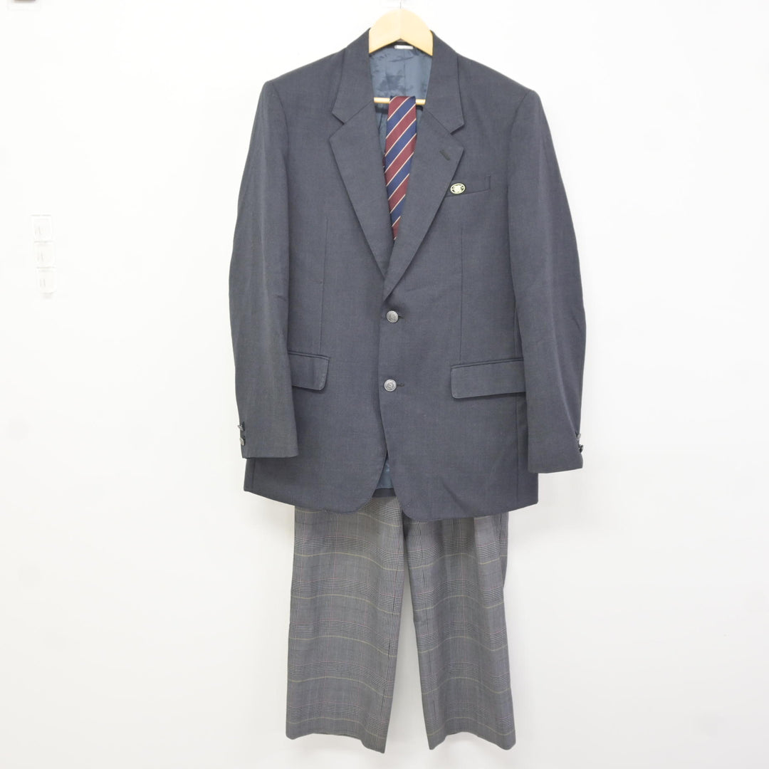 中古】東京都 田無工科高等学校 男子制服 3点 (ブレザー・ズボン