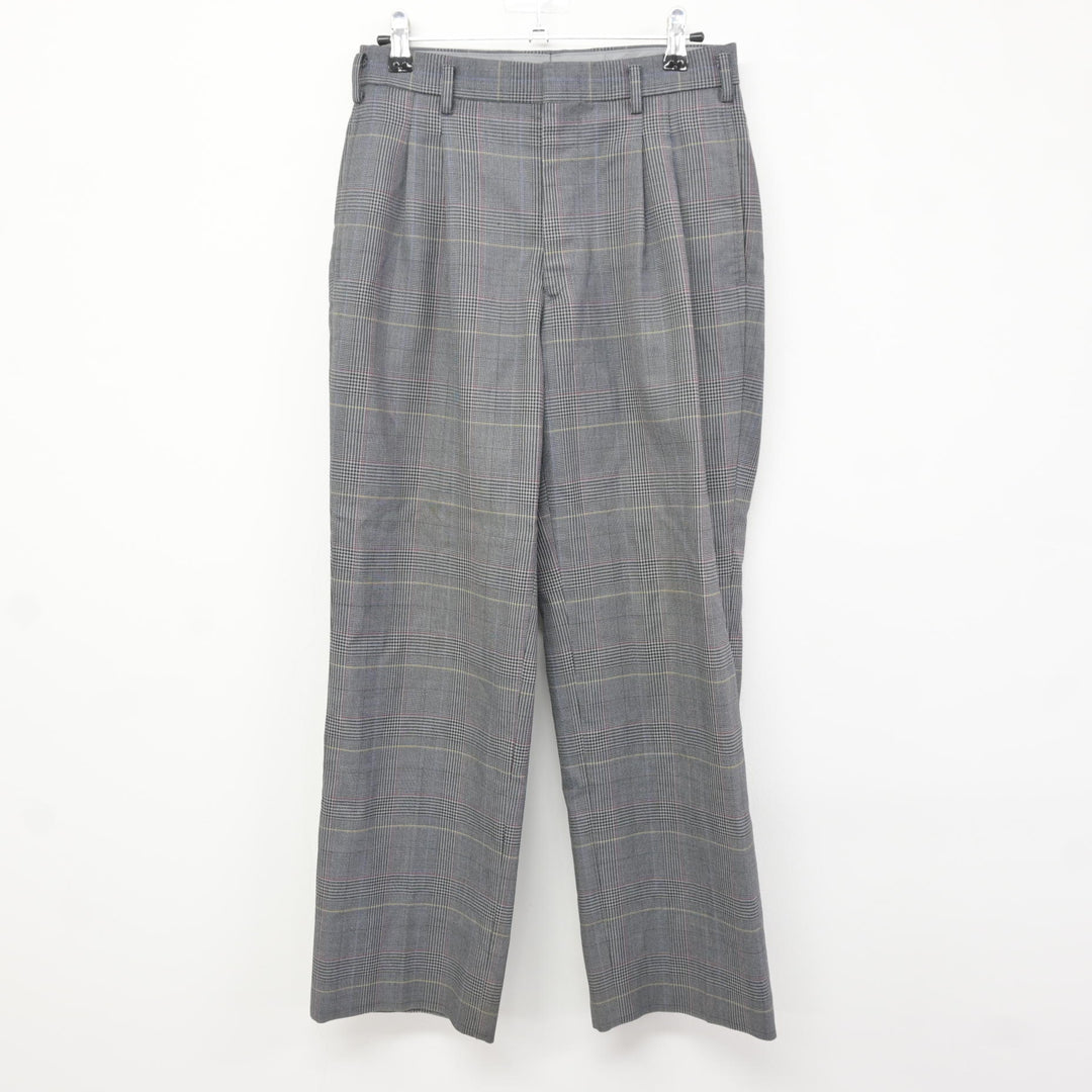 中古】東京都 田無工科高等学校 男子制服 3点 (ブレザー・ズボン
