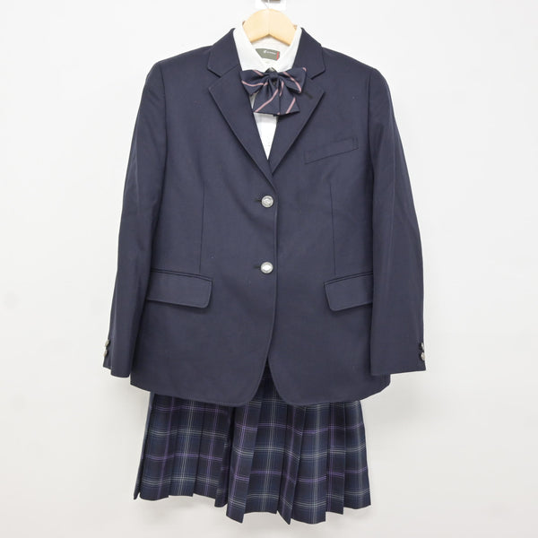 飛鳥未来高校 制服 スカート 中古】 飛鳥未来高等学校 女子制服 5点 (ブレザー・シャツ・スカート