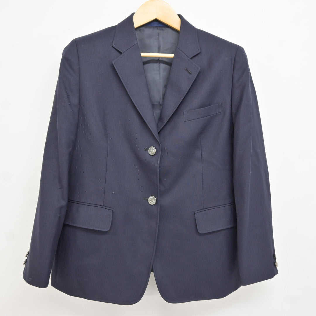 中古】 飛鳥未来高等学校 女子制服 5点 (ブレザー・シャツ・スカート