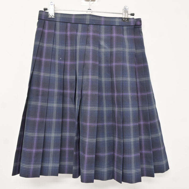 中古】 飛鳥未来高等学校 女子制服 5点 (ブレザー・シャツ・スカート
