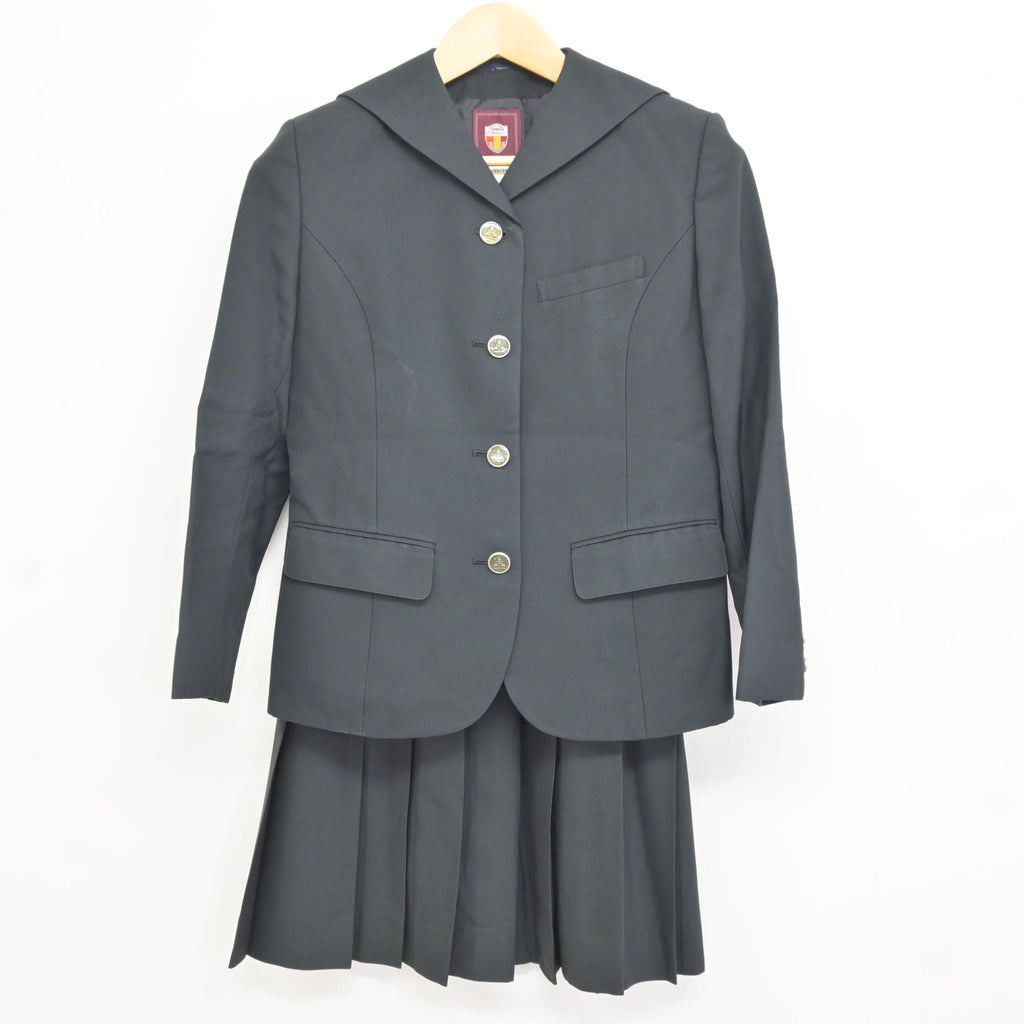 中古】長崎県 佐世保北高等学校 女子制服 3点 (ブレザー・ベスト
