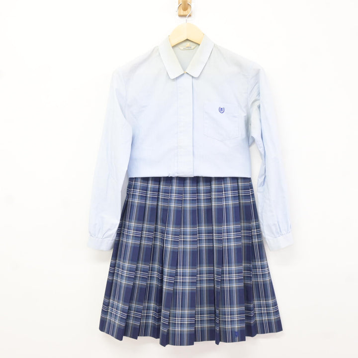 中古】愛知県 南陽高等学校 女子制服 3点 (ブレザー・シャツ・スカート 