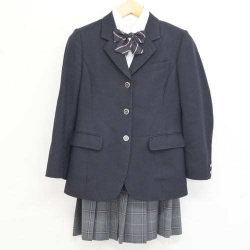 中古】 飛鳥未来高等学校 女子制服 3点 (ブレザー・スカート) sf132947