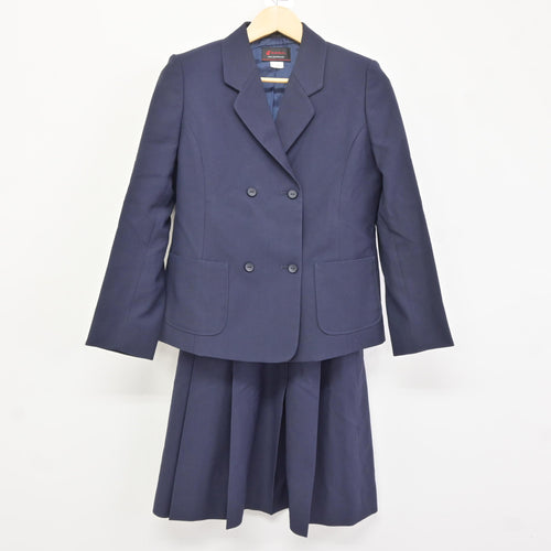 中古】北海道 平岡中央中学校 女子制服 4点 (ブレザー・ベスト