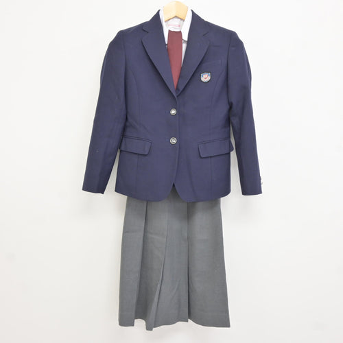 中古】北海道 平岡中央中学校 女子制服 4点 (ブレザー・ベスト 中古】北海道 平岡中央中学校 女子制服 4点 (ブレザー・ベスト