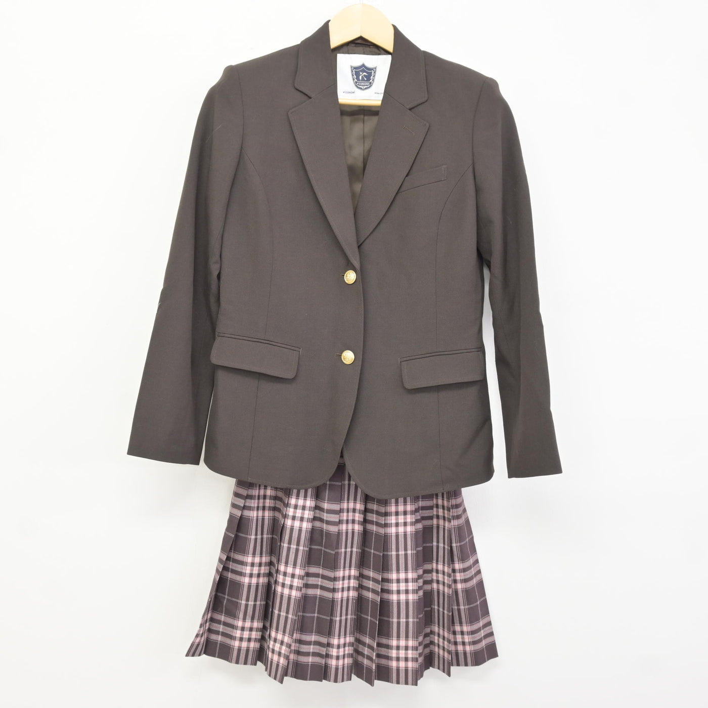 中古】 CONOMi ブランド制服 女子制服 2点 (ブレザー・スカート 