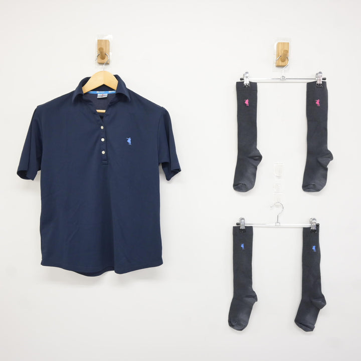 中古】 クラーク記念国際高等学校 女子制服 3点 (シャツ) sf117356