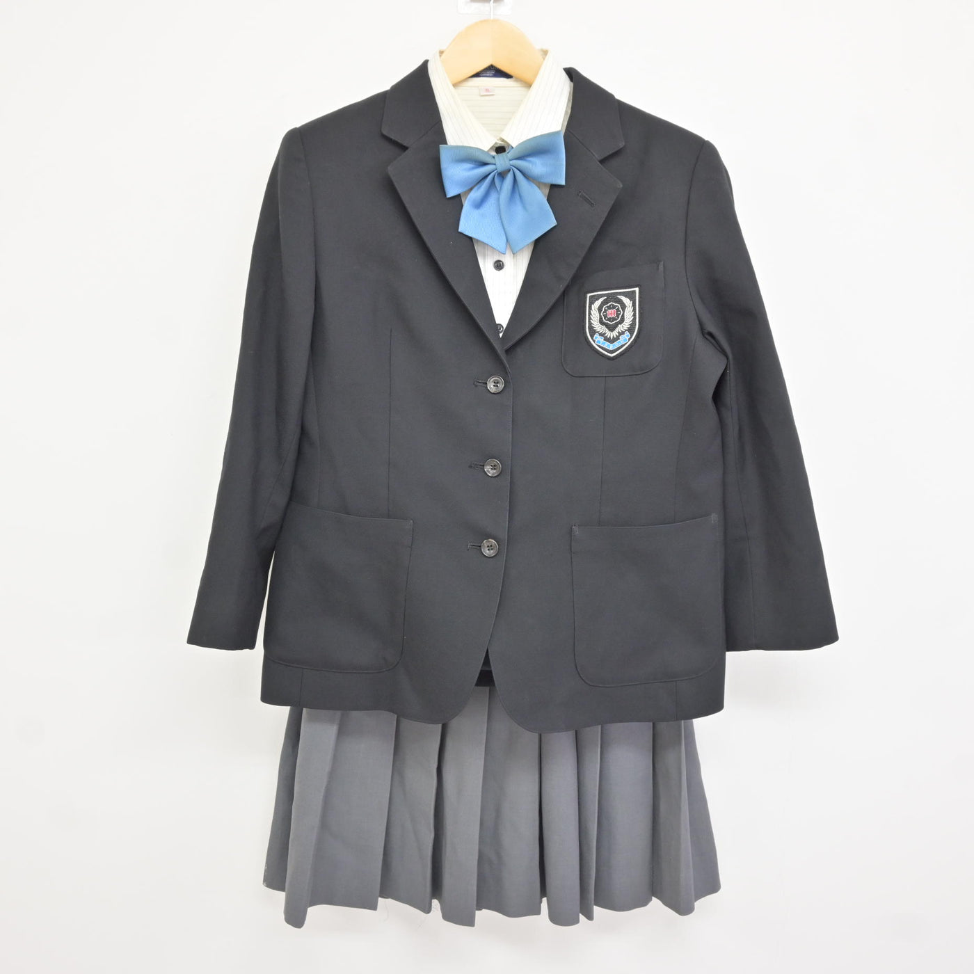 中古】宮城県 東北生活文化大学高等学校 女子制服 4点 (ブレザー 