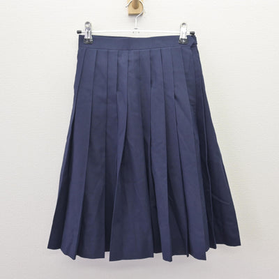 【中古】兵庫県 赤穂高等学校 女子制服 3点 (ベスト・シャツ・スカート) sf120002
