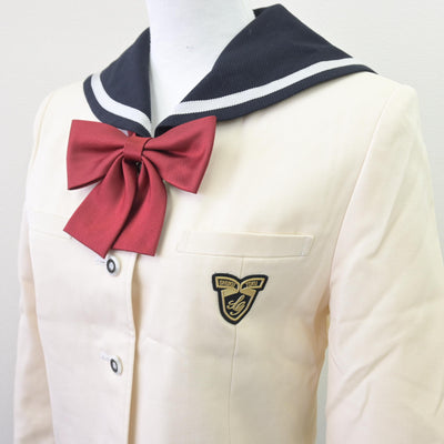 【中古】東京都 淑徳中学校 女子制服 3点 (セーラー服・スカート) sf120018