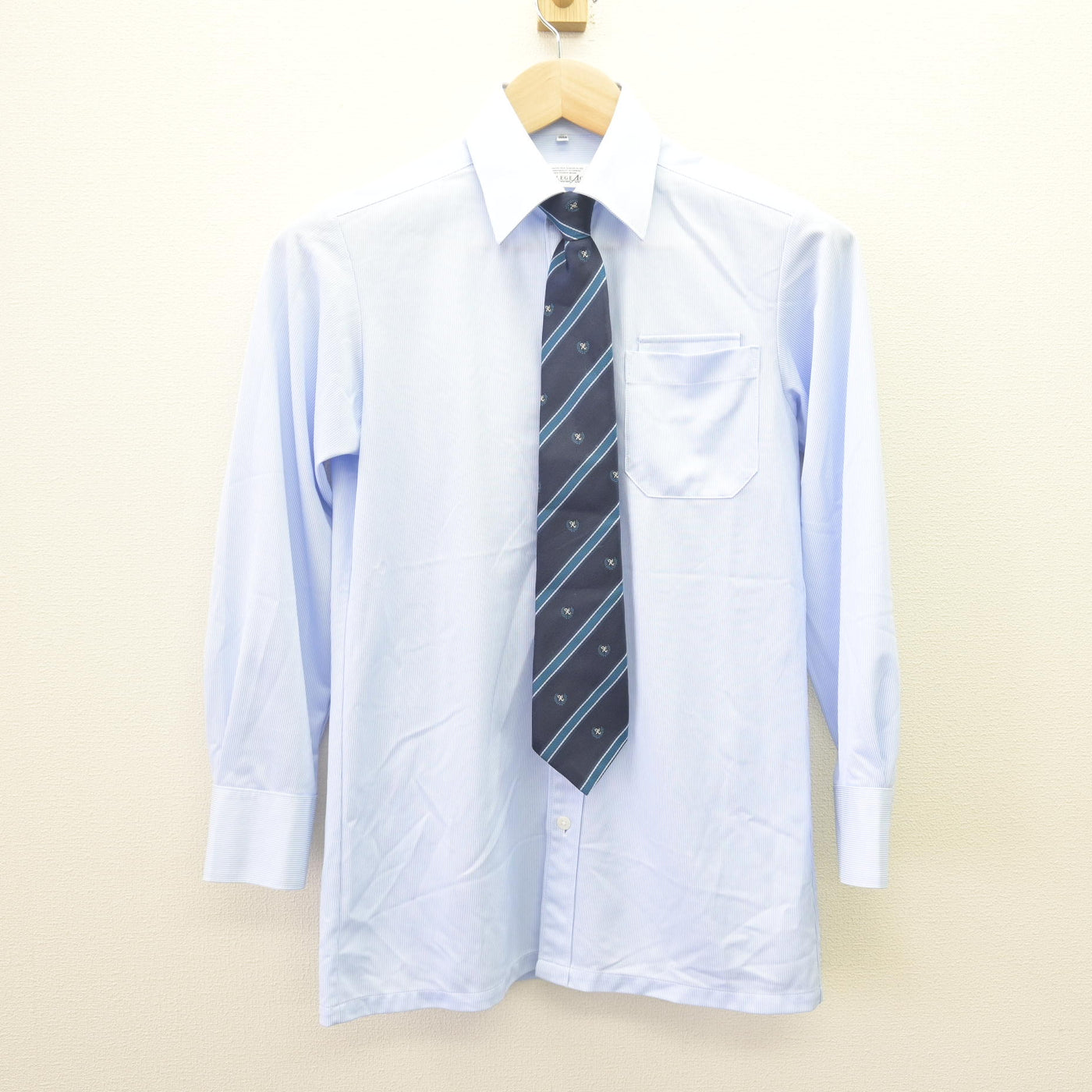 【中古】福岡県 警固中学校 男子制服 4点 (ブレザー・シャツ・ズボン) sf120027