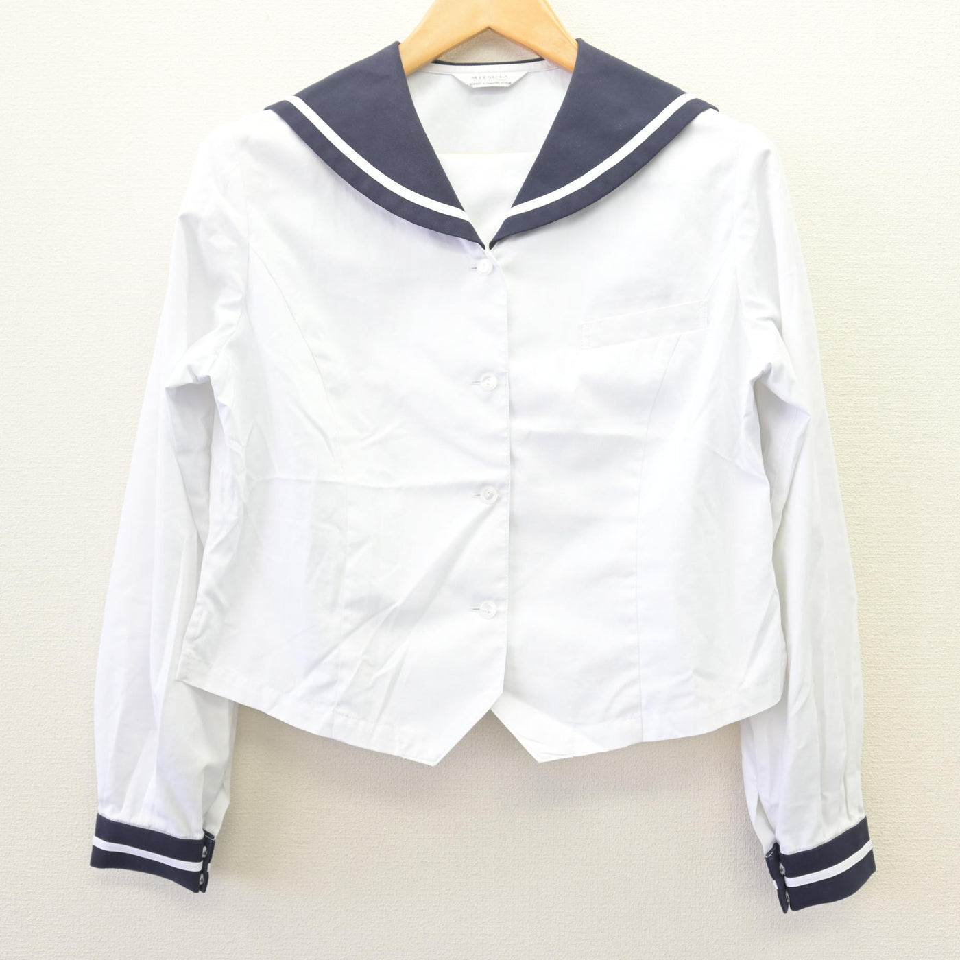 【中古】熊本県 慶誠高等学校 女子制服 3点 (セーラー服) sf120033