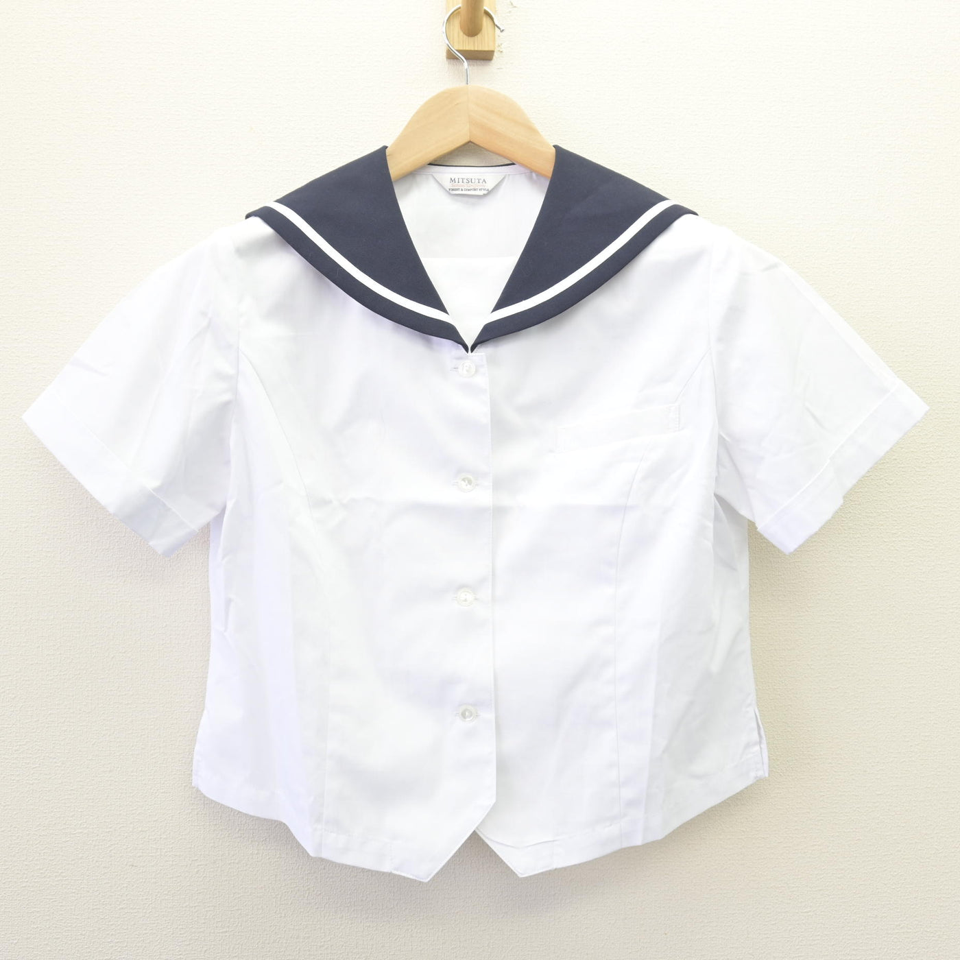 【中古】熊本県 慶誠高等学校 女子制服 3点 (セーラー服) sf120033