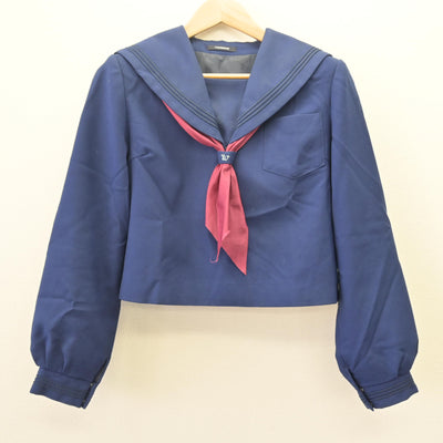 【中古】北海道 滝川西高等学校 女子制服 3点 (セーラー服・スカート) sf120038