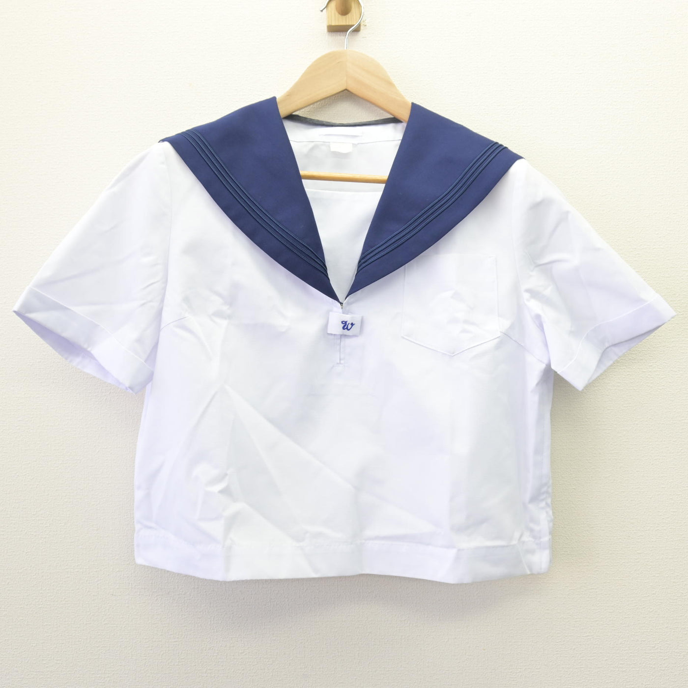 【中古】北海道 滝川西高等学校 女子制服 2点 (セーラー服・スカート) sf120040