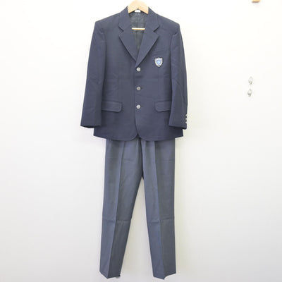 【中古】静岡県 中郷中学校 男子制服 3点 (ブレザー・ズボン) sf120058