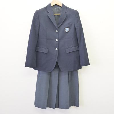 【中古】静岡県 中郷中学校 女子制服 3点 (ブレザー・スカート) sf120059