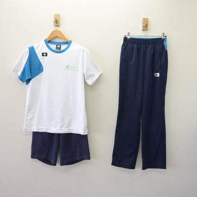 【中古】兵庫県 北摂三田高等学校 女子制服 3点 (体操服 上・ジャージ 下・体操服 下) sf120063