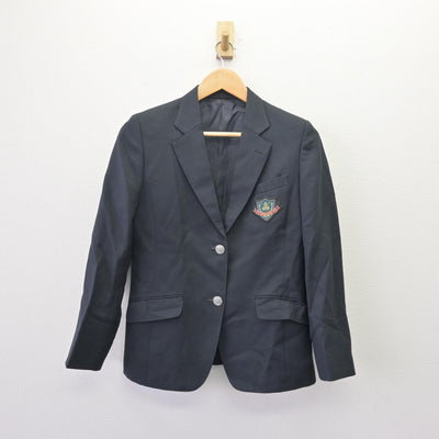 【中古】神奈川県 馬堀中学校 女子制服 4点 (ブレザー・ニット・スカート) sf120068