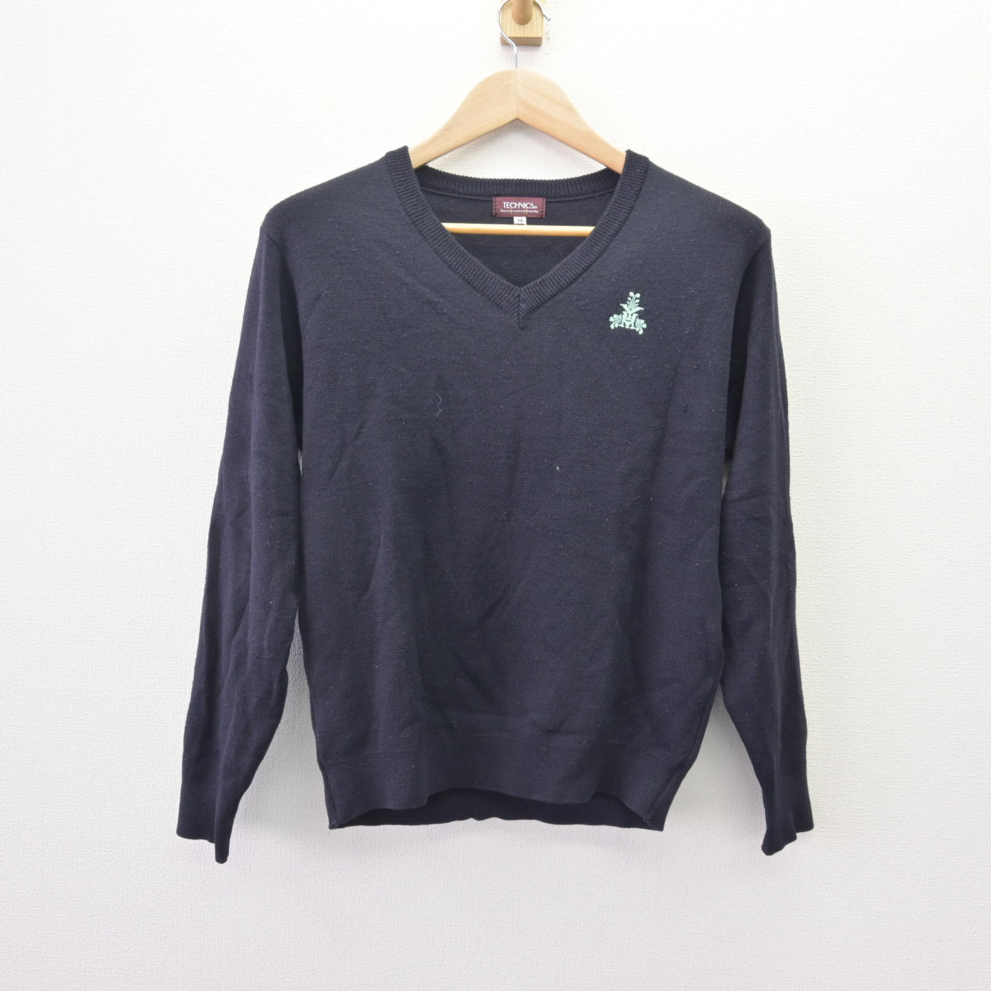 【中古】神奈川県 馬堀中学校 女子制服 4点 (ブレザー・ニット・スカート) sf120068