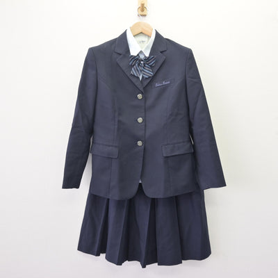【中古】福井県 福井南高等学校 女子制服 4点 (ブレザー・シャツ・スカート) sf120073